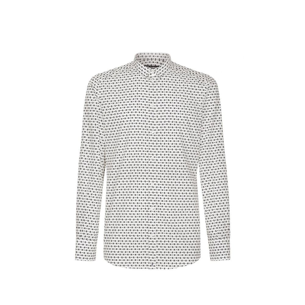 Men’s Dolce & Gabbana White Cotton Dress Shirt