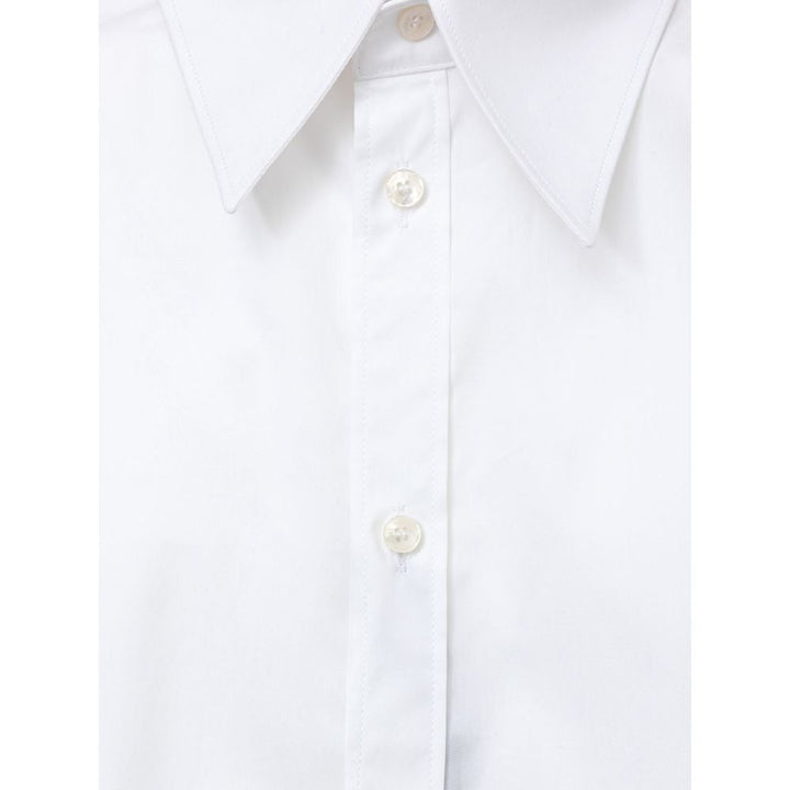 Dolce &amp; Gabbana White Cotton Dress Shirt