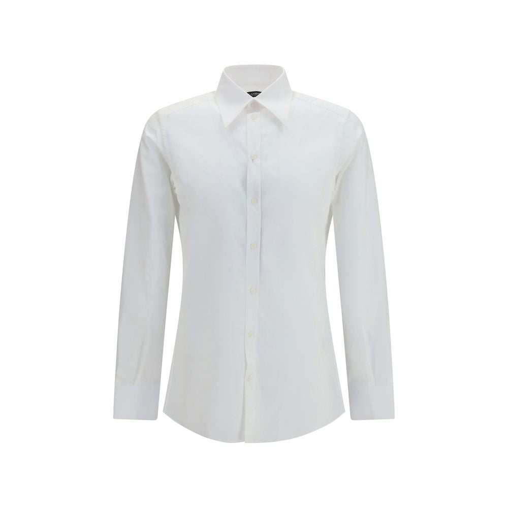 Men’s Dolce & Gabbana White Cotton Dress Shirt
