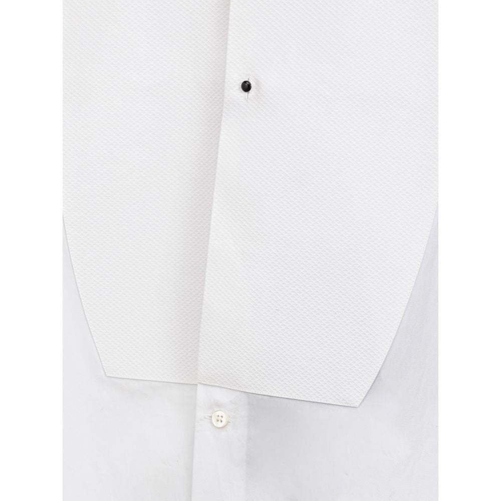 Men’s Dolce &amp; Gabbana White Cotton Dress Shirt