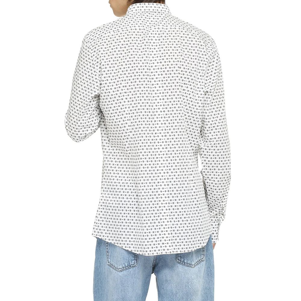 Men’s Dolce &amp; Gabbana White Cotton Dress Shirt