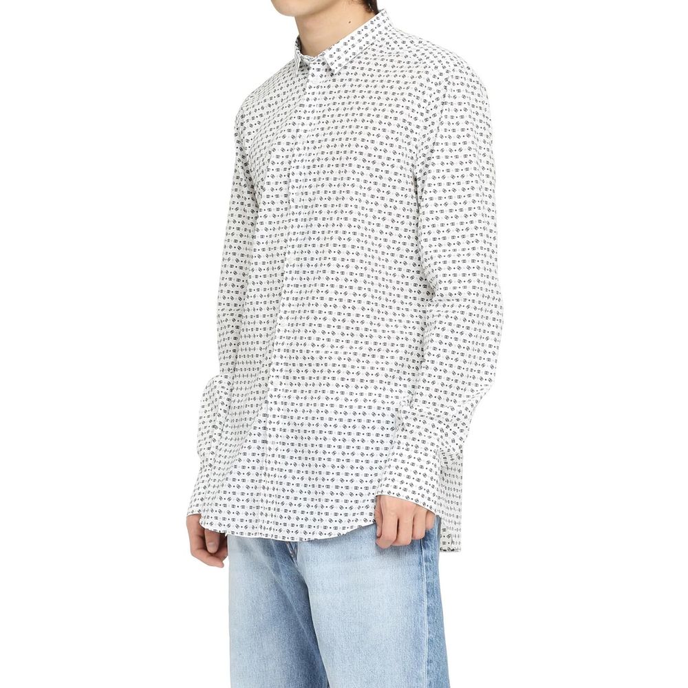Men’s Dolce & Gabbana White Cotton Dress Shirt