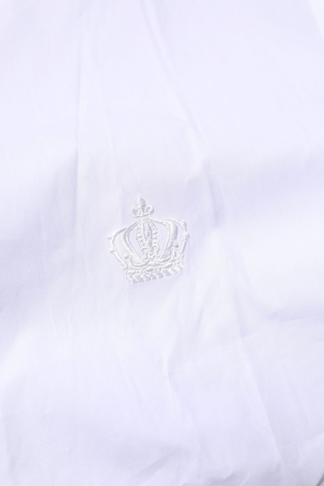 Dolce &amp; Gabbana White Cotton Gold Long Sleeves Formal Shirt