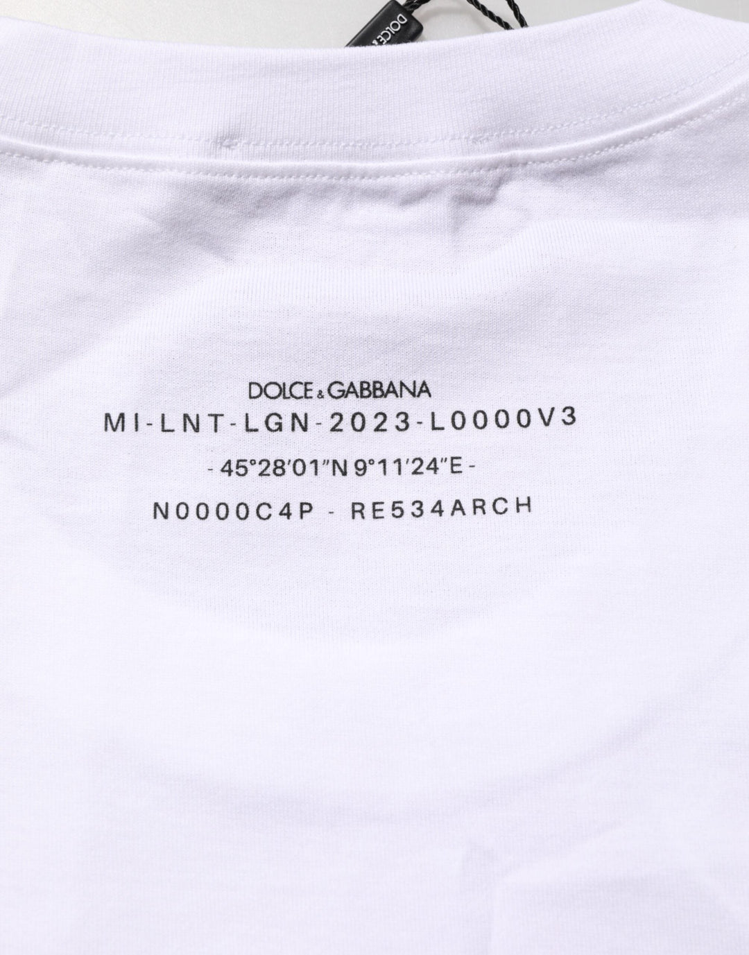 Dolce &amp; Gabbana White Cotton Sleeveless Printed Tank T-shirt