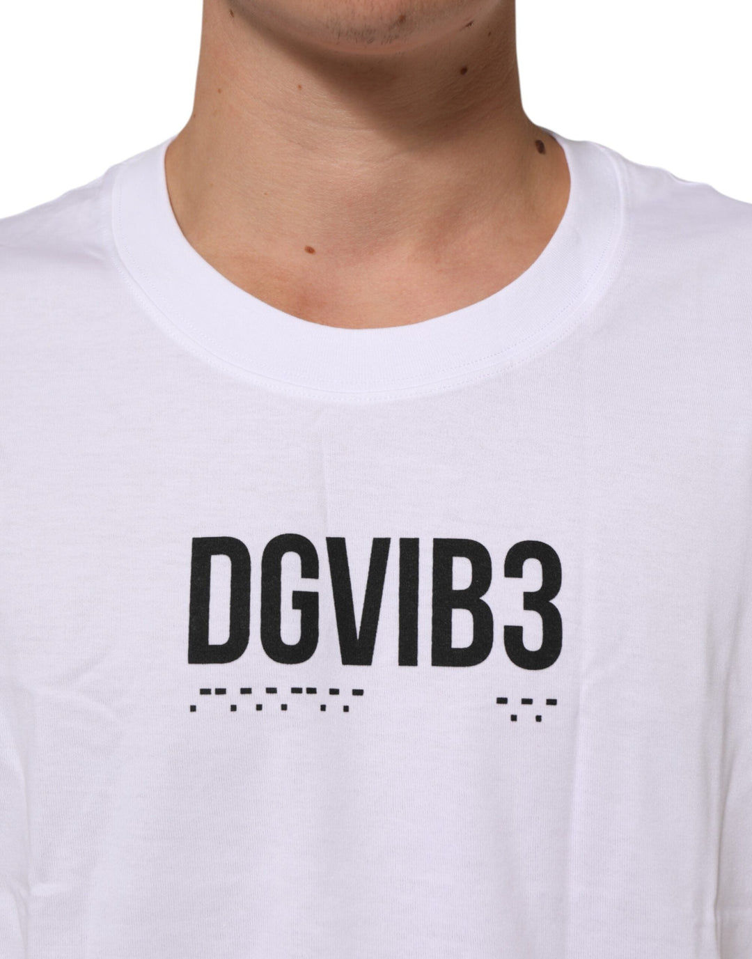 Dolce &amp; Gabbana White Cotton Sleeveless Printed Tank T-shirt