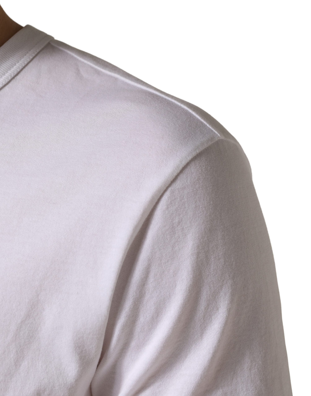 Dolce &amp; Gabbana White Dg Cherries Cotton Crew Neck T-shirt