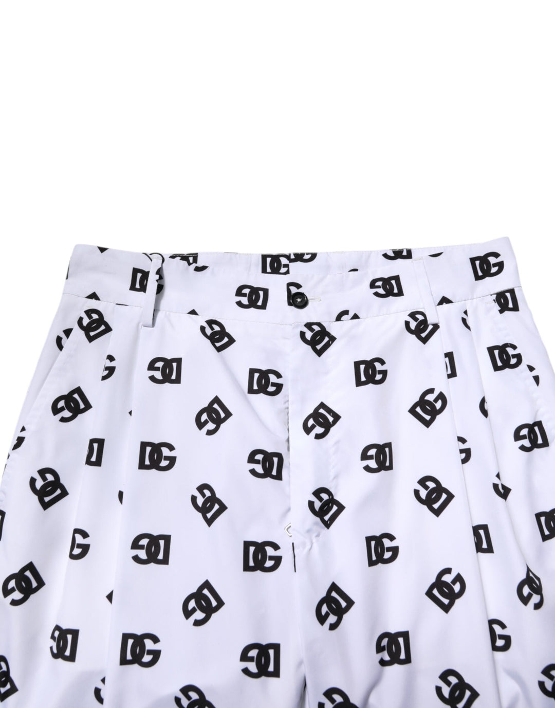 Men’s Dolce &amp; Gabbana White Logo Cotton Skinny Denim Trouser Pants