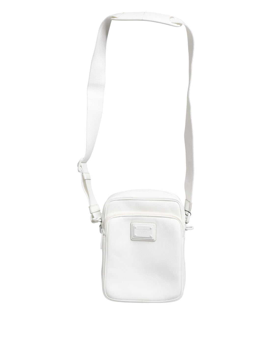 Men’s Dolce &amp; Gabbana White Logo Plaque Crossbody Shoulder Borse Men Bag