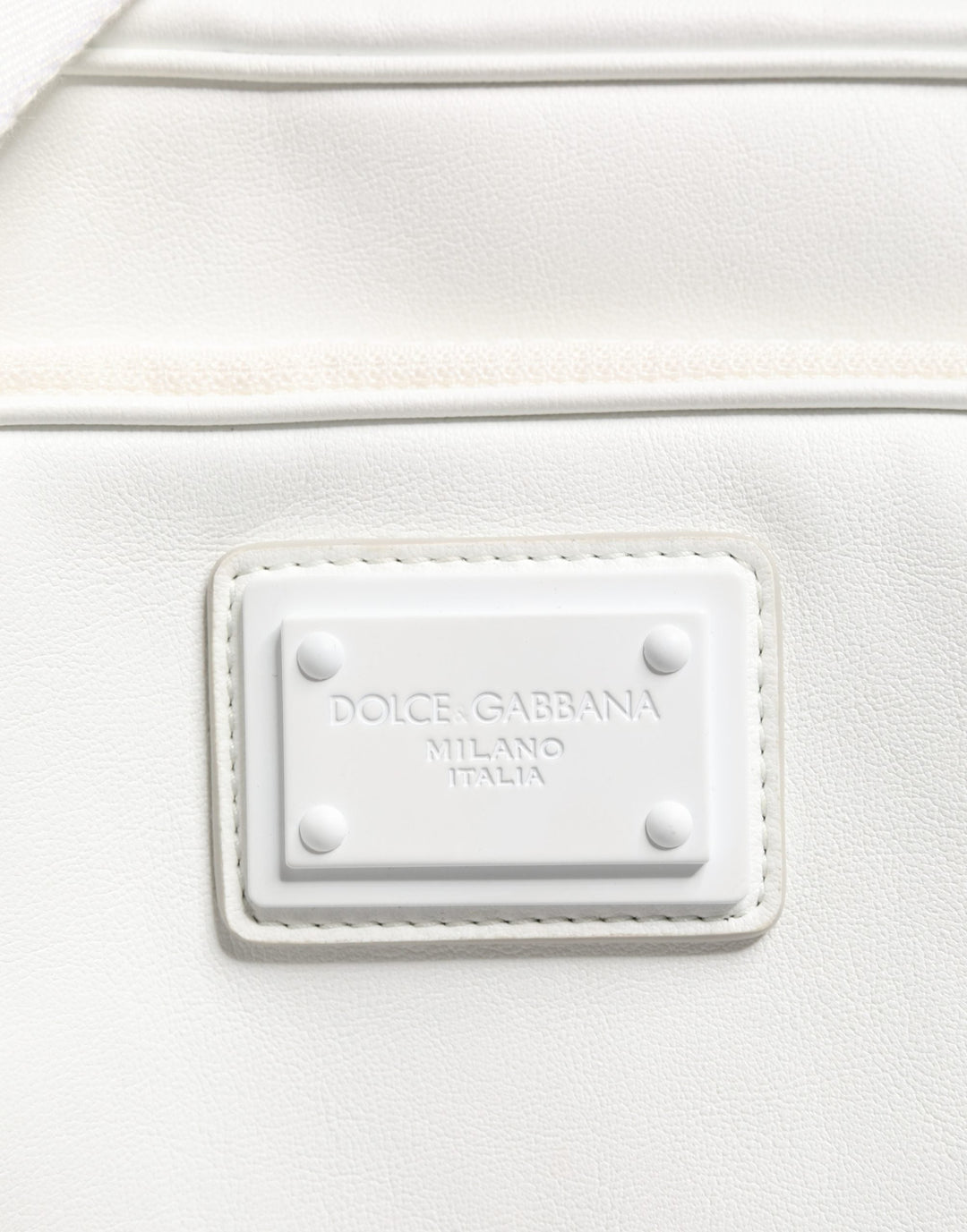 Men’s Dolce &amp; Gabbana White Logo Plaque Crossbody Shoulder Borse Men Bag