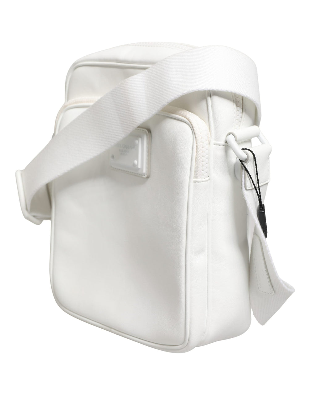 Men’s Dolce & Gabbana White Logo Plaque Crossbody Shoulder Borse Men Bag
