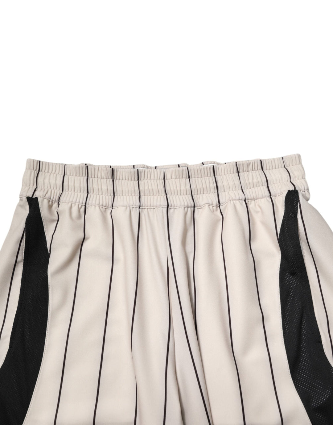 Men’s Dolce &amp; Gabbana off White Polyester Dg Logo Sweatshorts Shorts