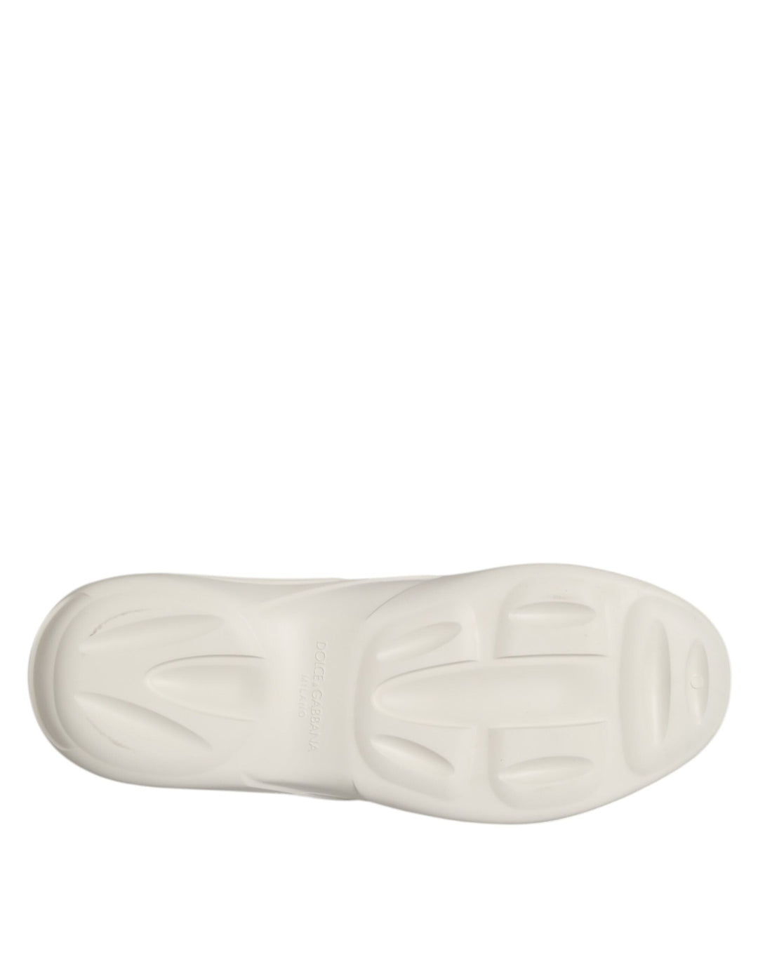Men’s Dolce &amp; Gabbana White Rubber Slides Low Top Sneakers Shoes