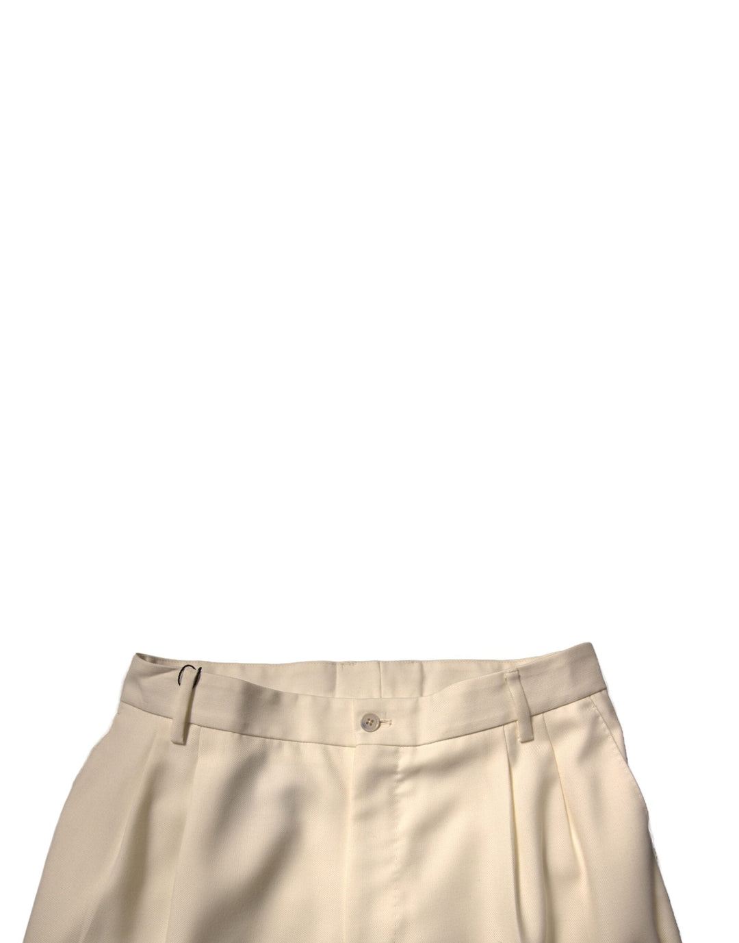 Men’s Dolce &amp; Gabbana off White Straight Dress Pants