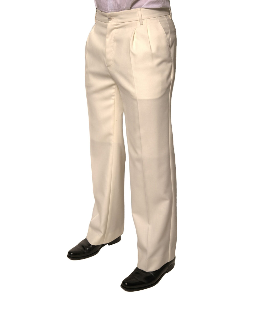 Men’s Dolce &amp; Gabbana off White Straight Dress Pants