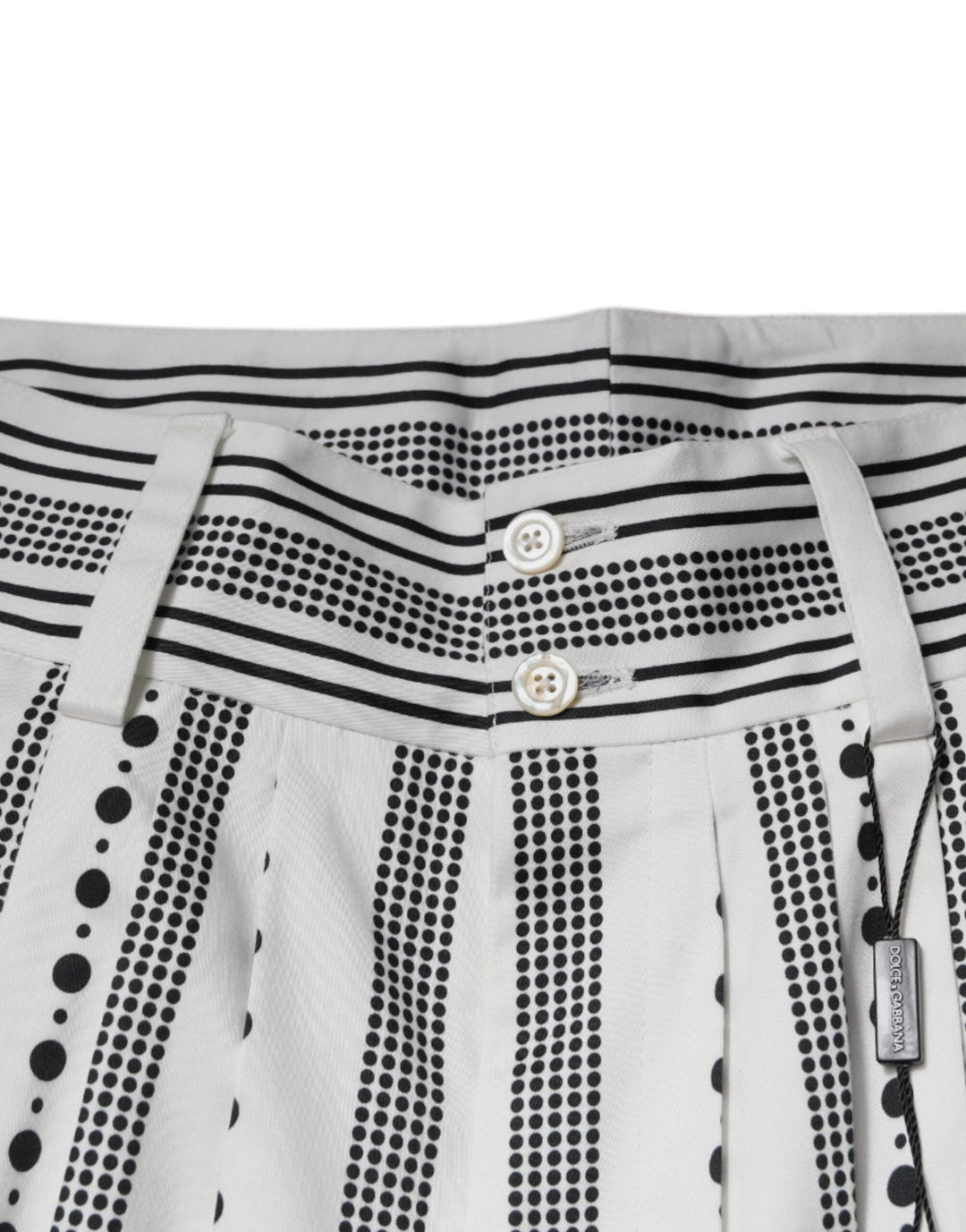 Men’s Dolce &amp; Gabbana White Straight Formal Dress Pants