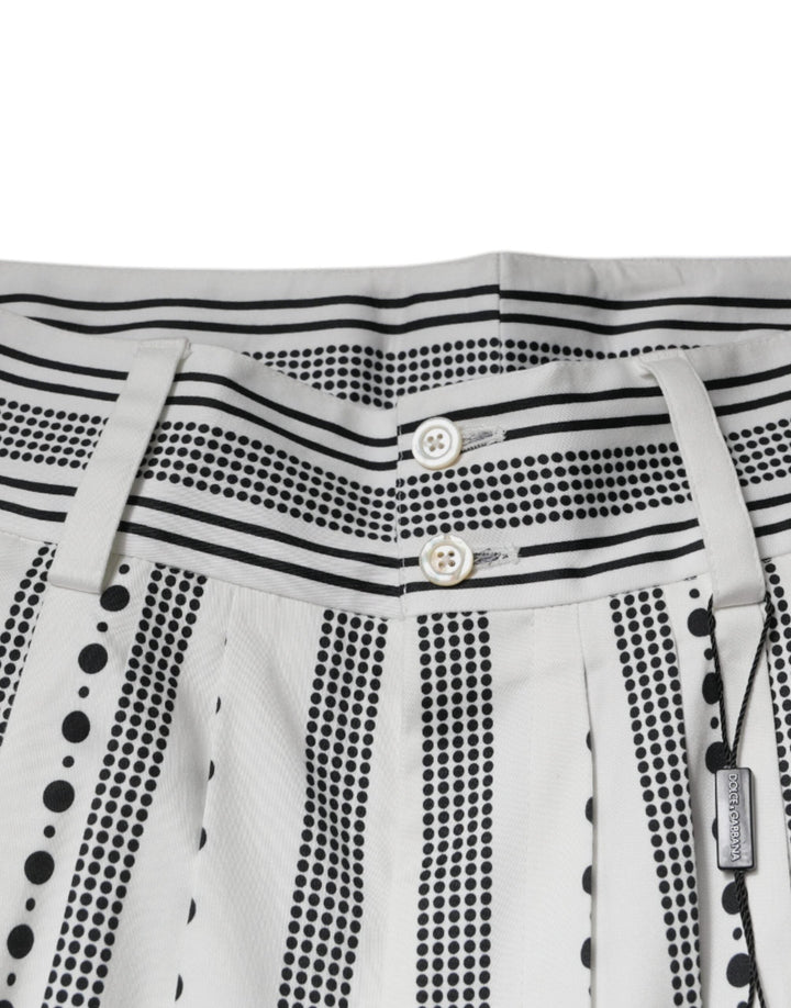 Men’s Dolce &amp; Gabbana White Straight Formal Dress Pants