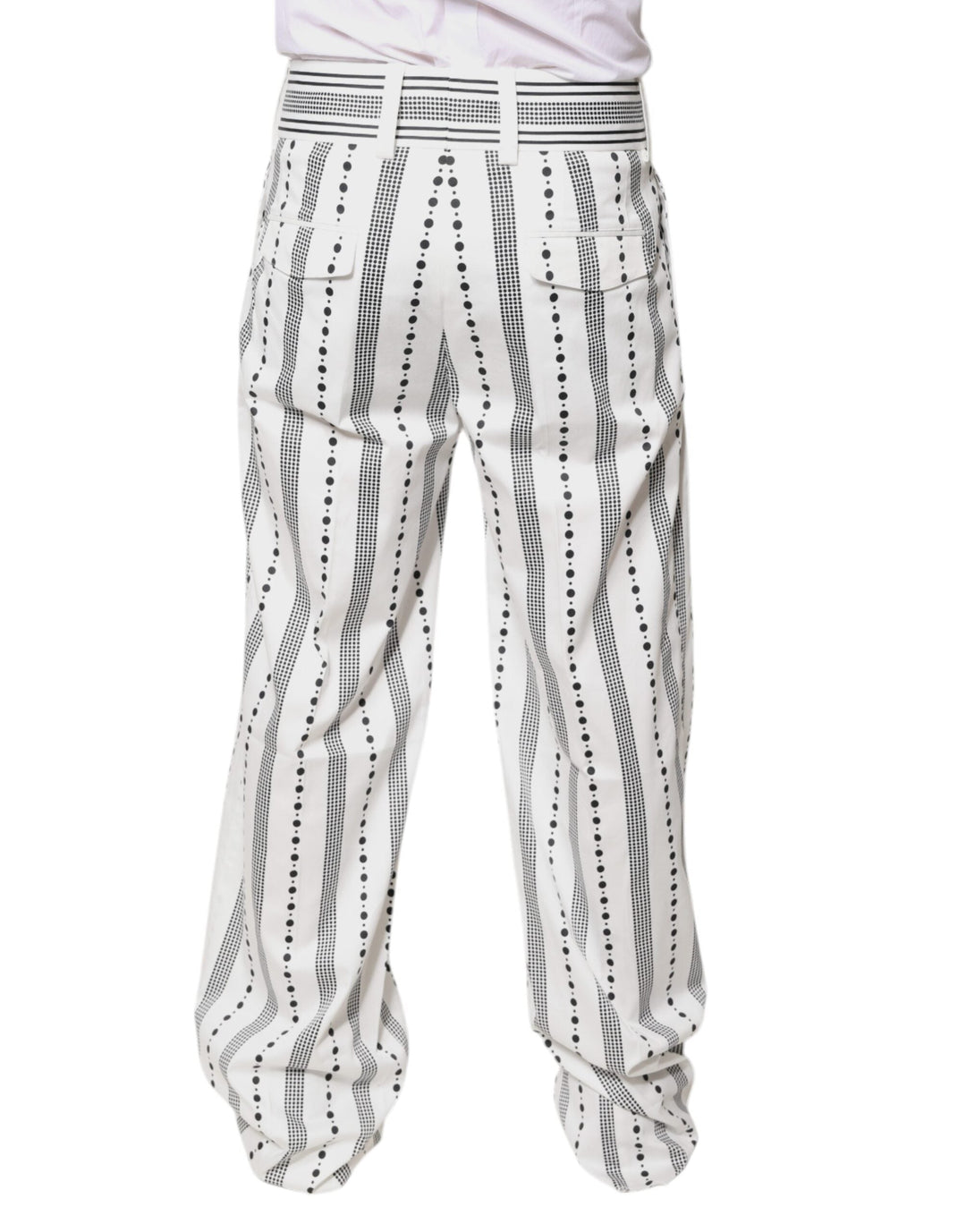 Men’s Dolce &amp; Gabbana White Straight Formal Dress Pants