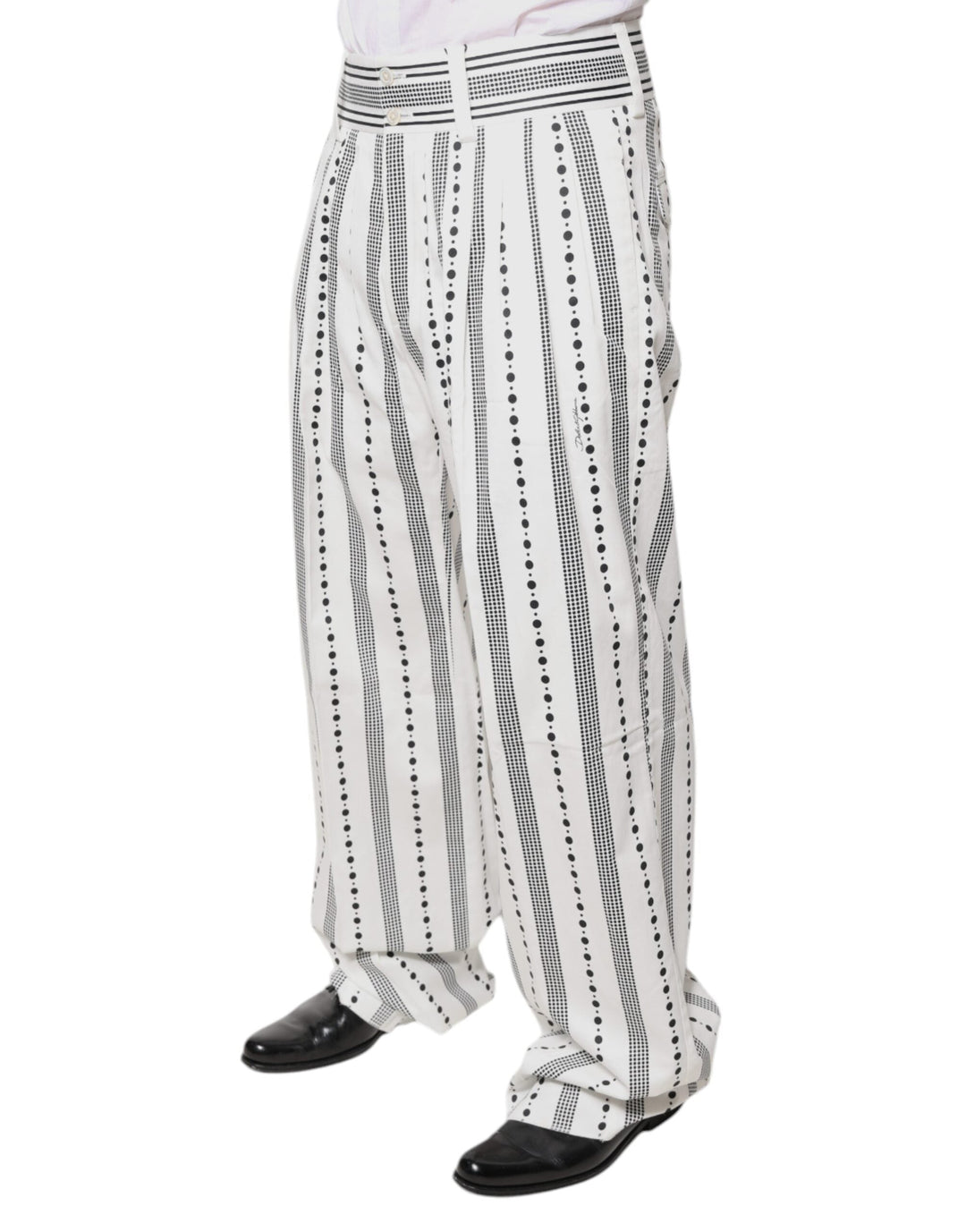 Men’s Dolce &amp; Gabbana White Straight Formal Dress Pants