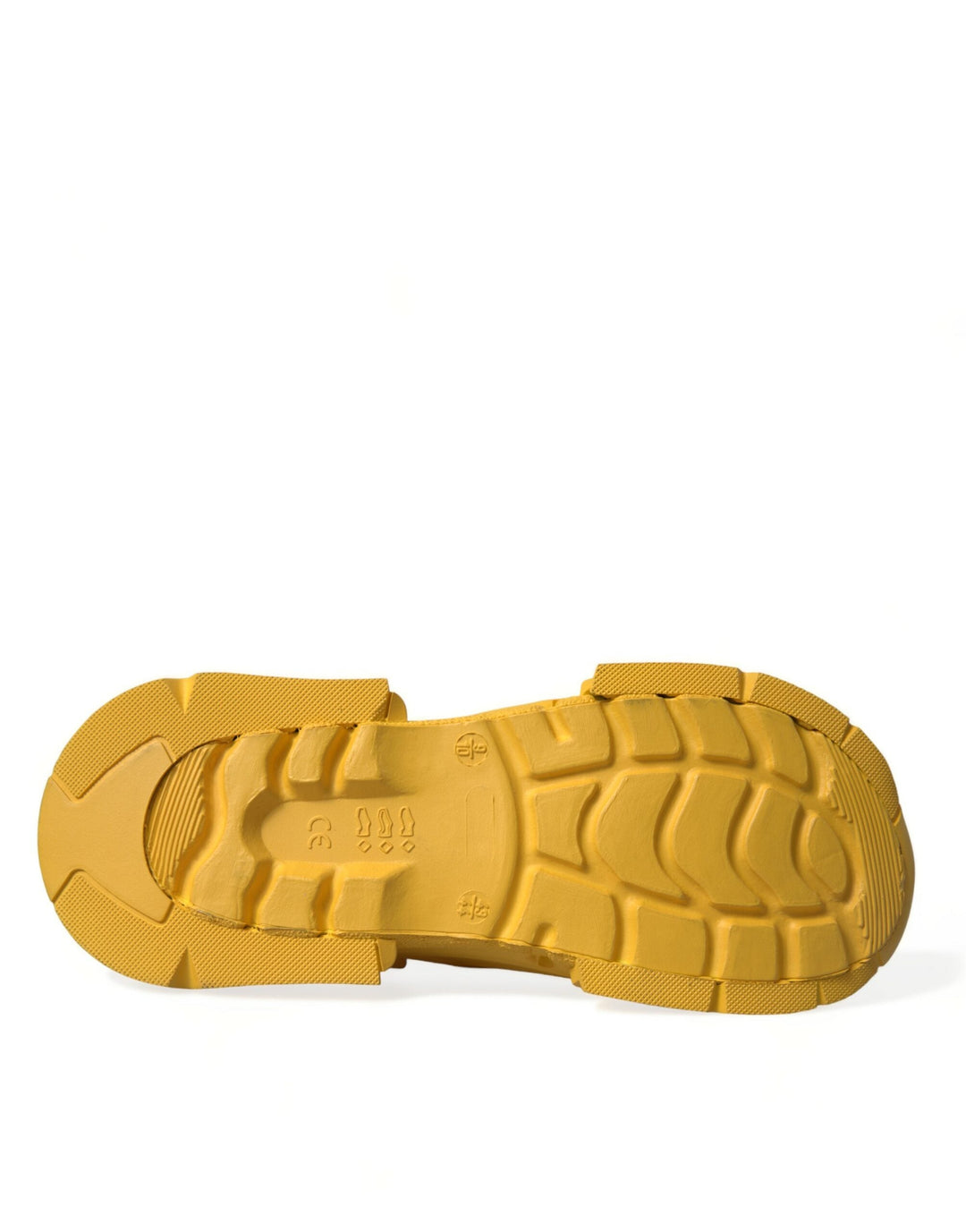 Men’s Dolce &amp; Gabbana Yellow Green Rubber Clogs Men Slippers Shoes