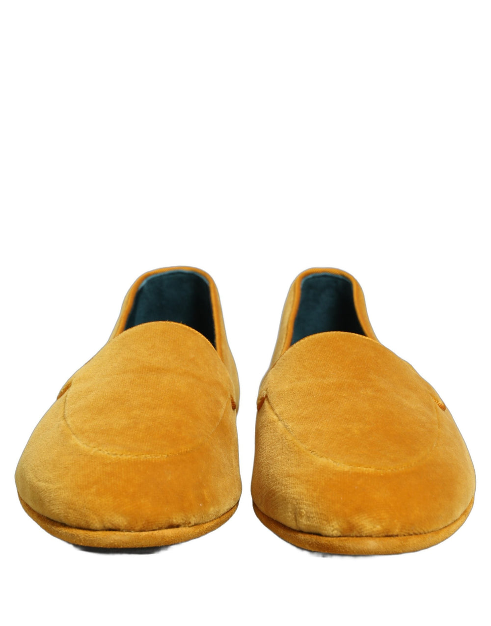 Men’s Dolce & Gabbana Yellow Velvet Slip on Men Dress Loafers Shoes