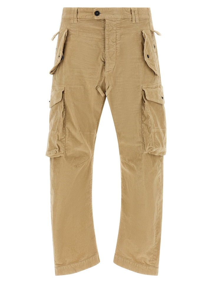 Men’s Dsquared² Beige Cotton Cargo Pants