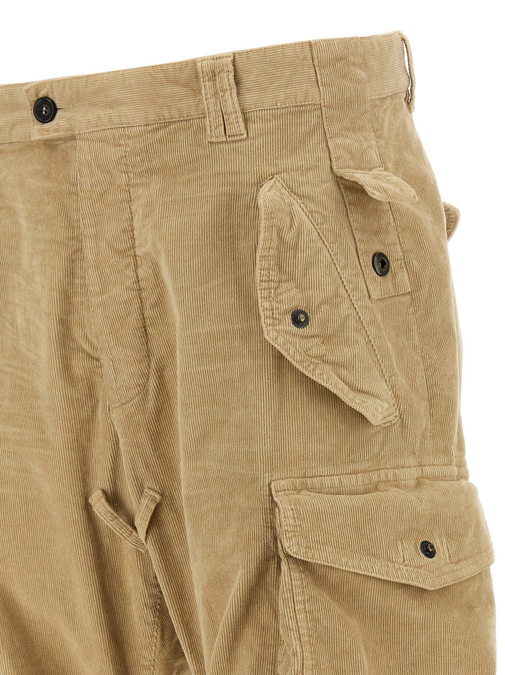 Men’s Dsquared² Beige Cotton Cargo Pants