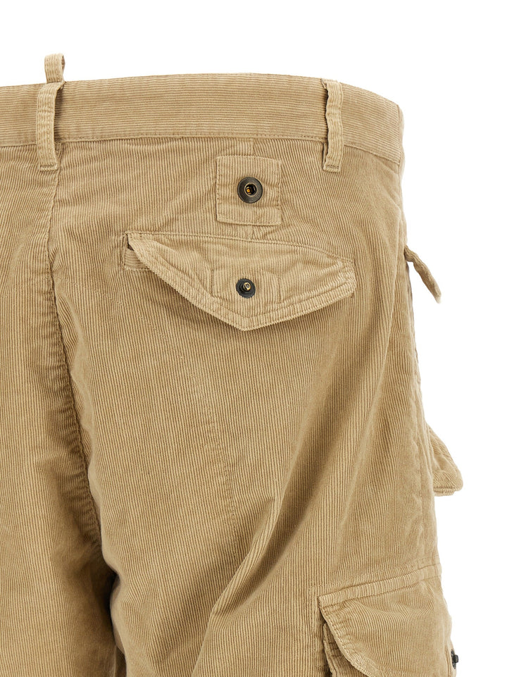 Men’s Dsquared² Beige Cotton Cargo Pants