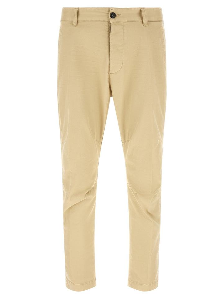 Men’s Dsquared² Beige Cotton Cargo Pants
