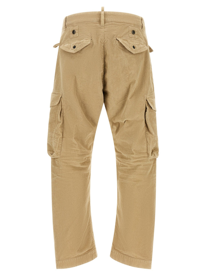Men’s Dsquared² Beige Cotton Cargo Pants
