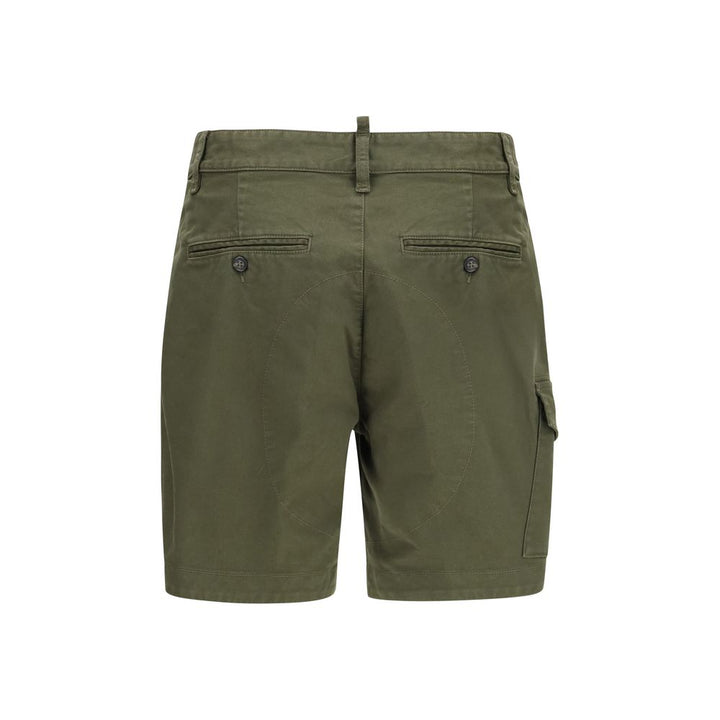 Men’s Dsquared² Bicolor Cotton Bermuda Shorts