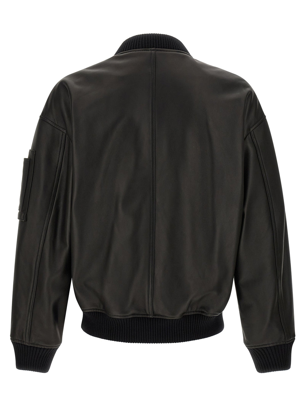 Men’s Dsquared² Black Leather Jacket