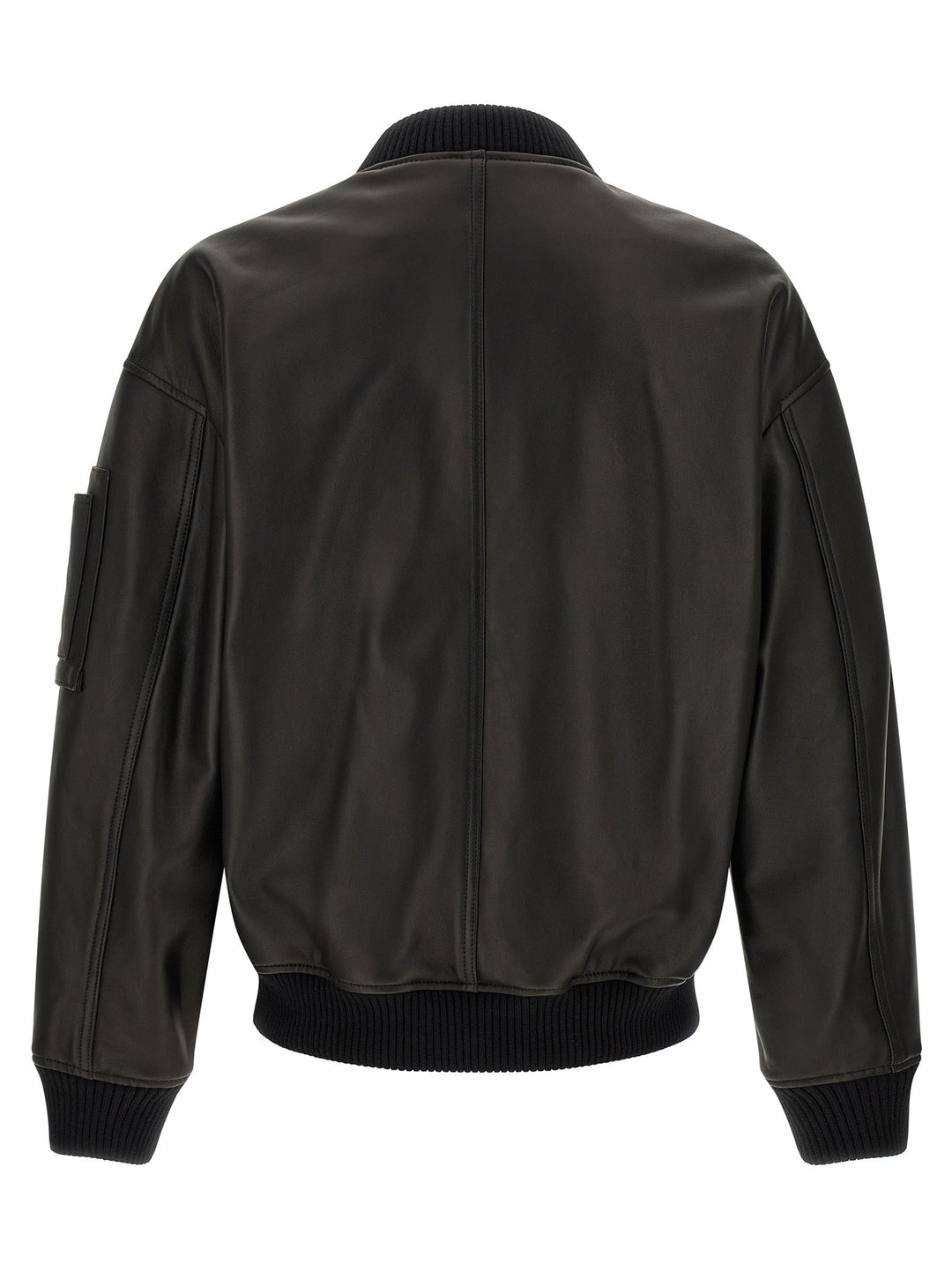 Men’s Dsquared² Black Leather Jacket