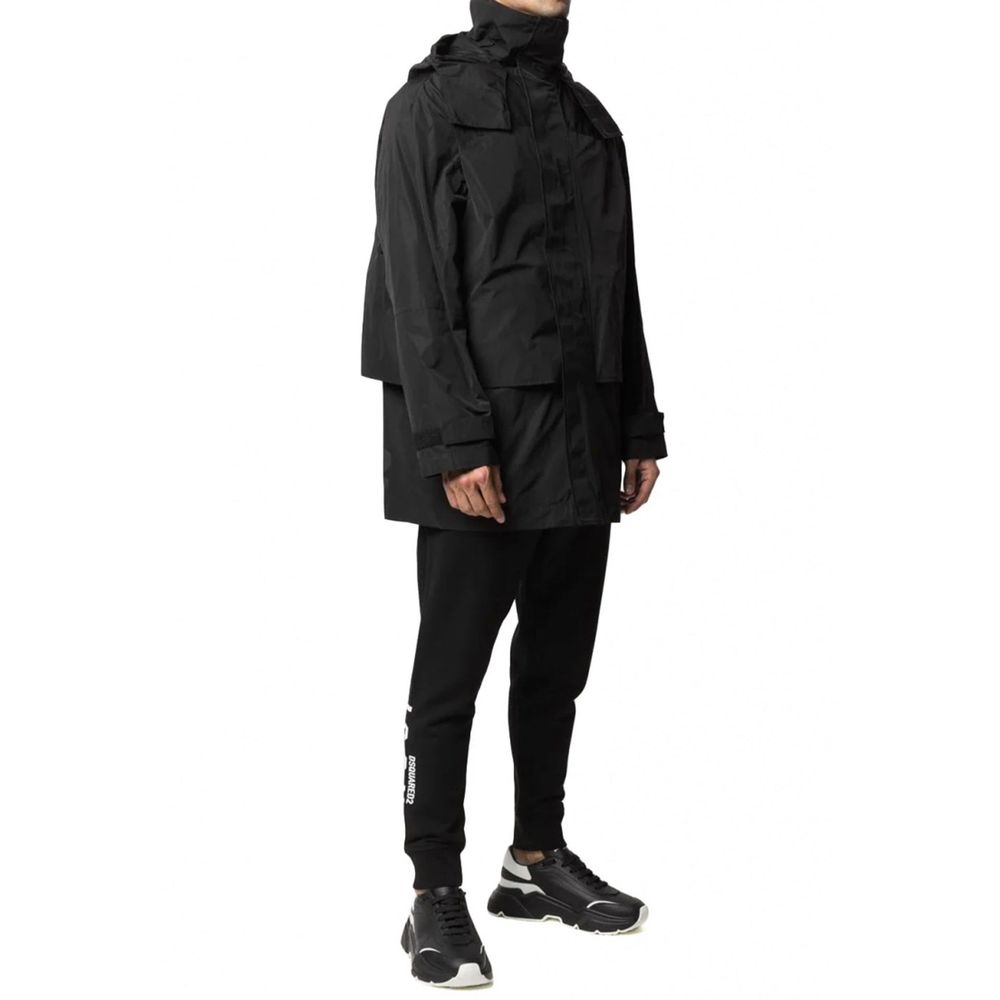 Men’s Dsquared² Black Nylon Shell Jacket