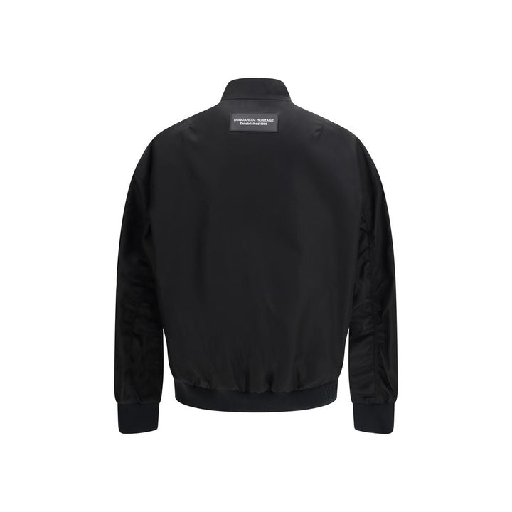Men’s Dsquared² Black Polyamide Bomber