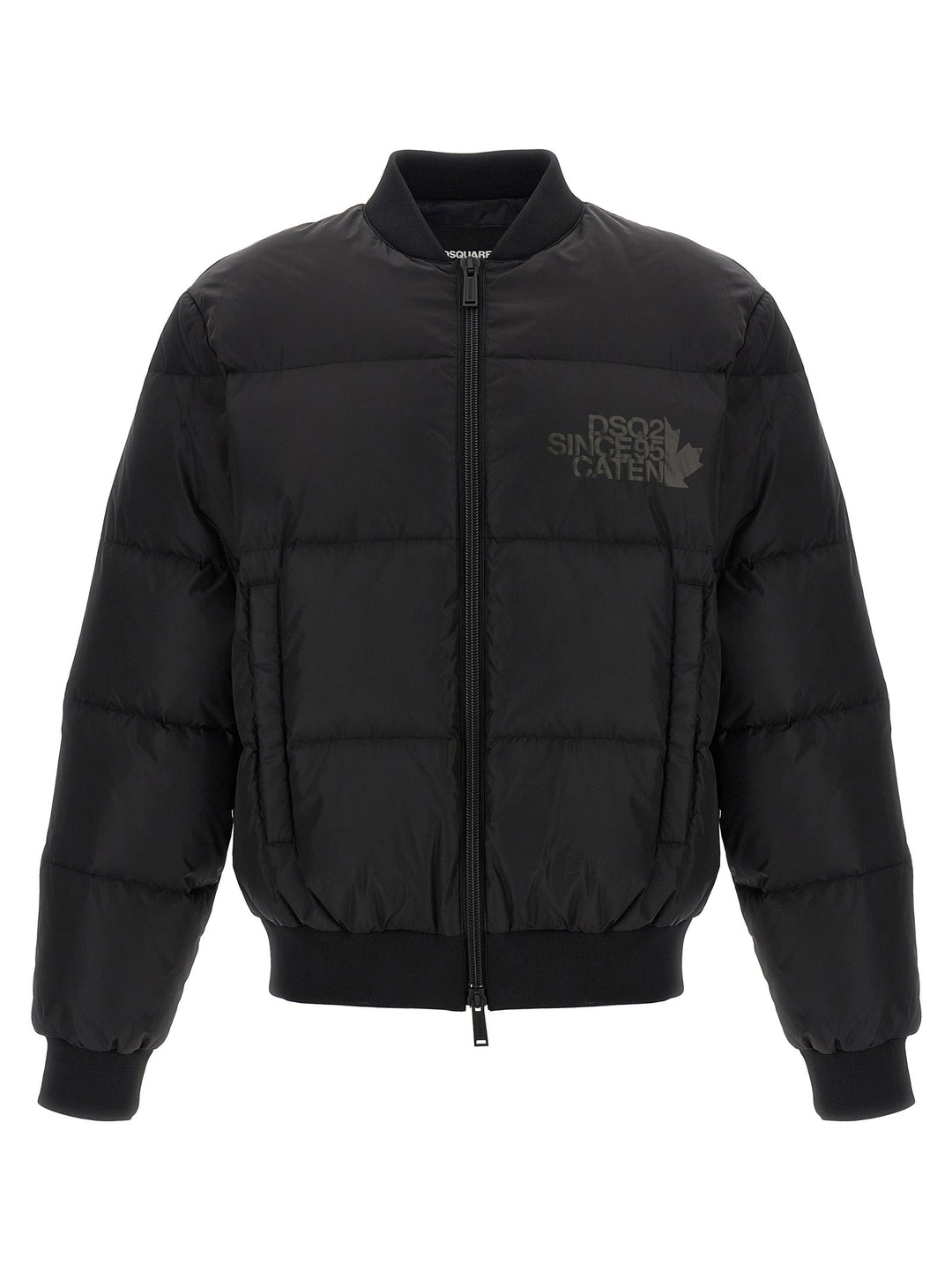 Men’s Dsquared² Black Polyamide Bomber