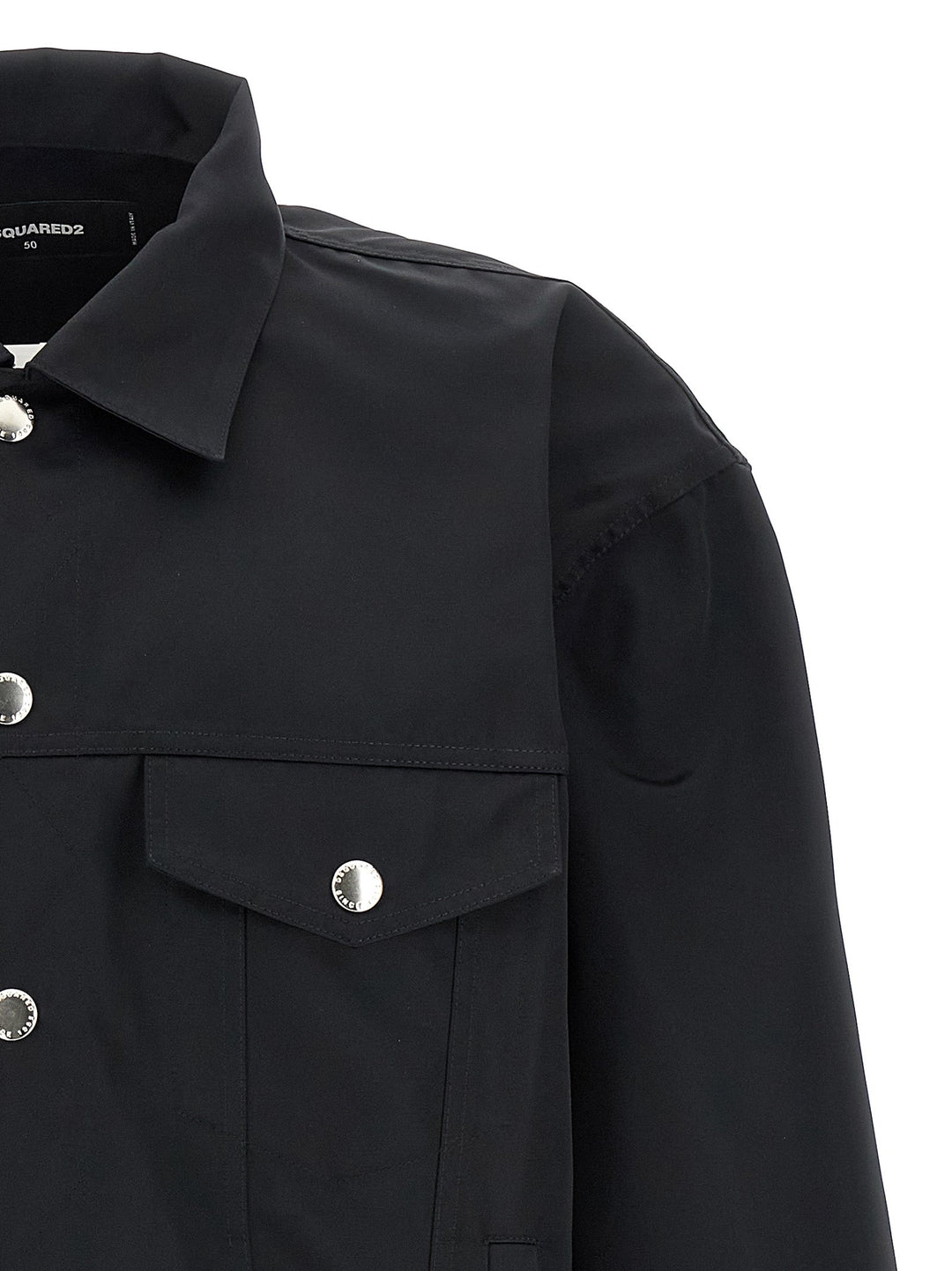 Men’s Dsquared² Black Polyester Full-length Jacket