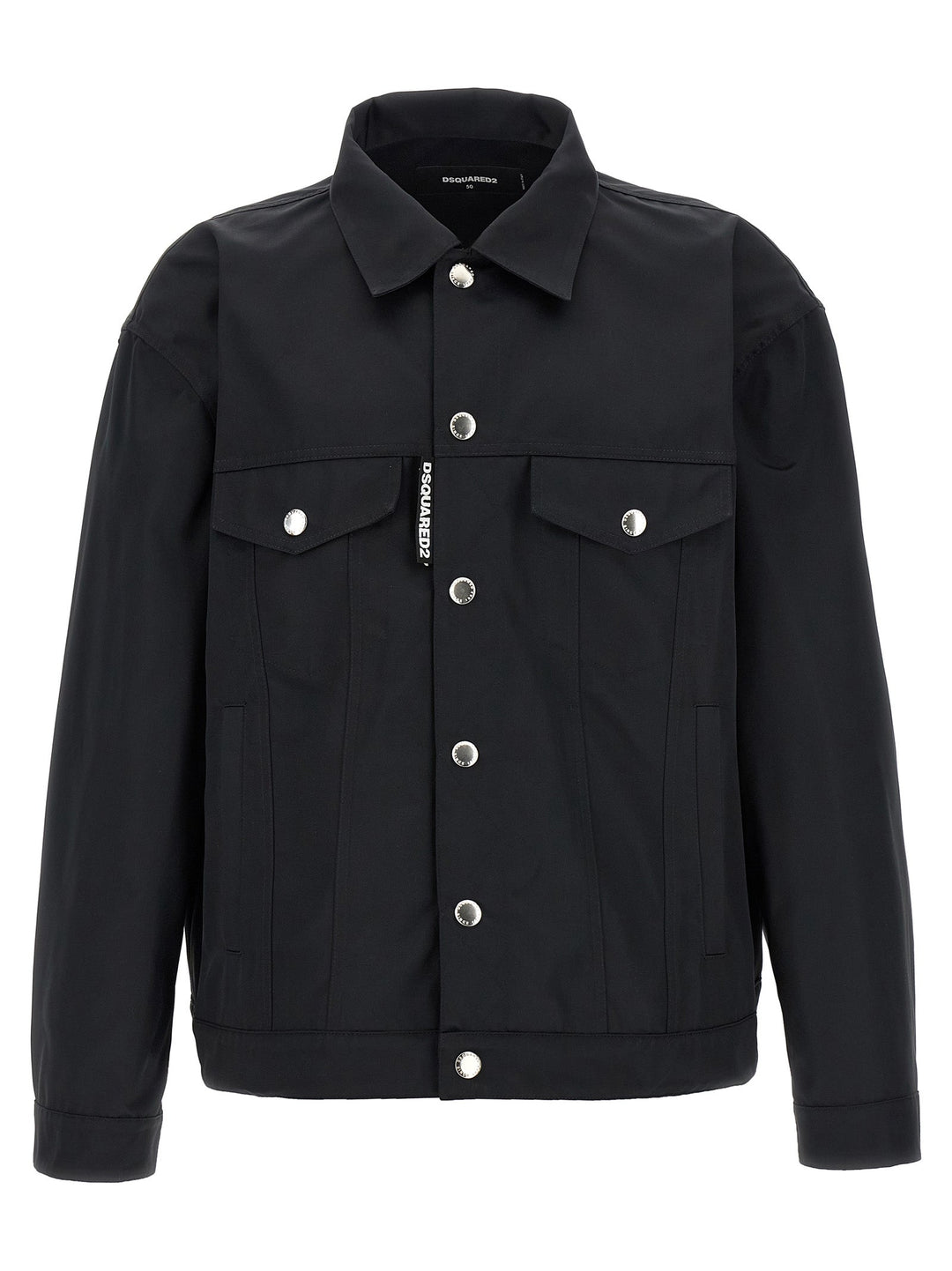 Men’s Dsquared² Black Polyester Full-length Jacket
