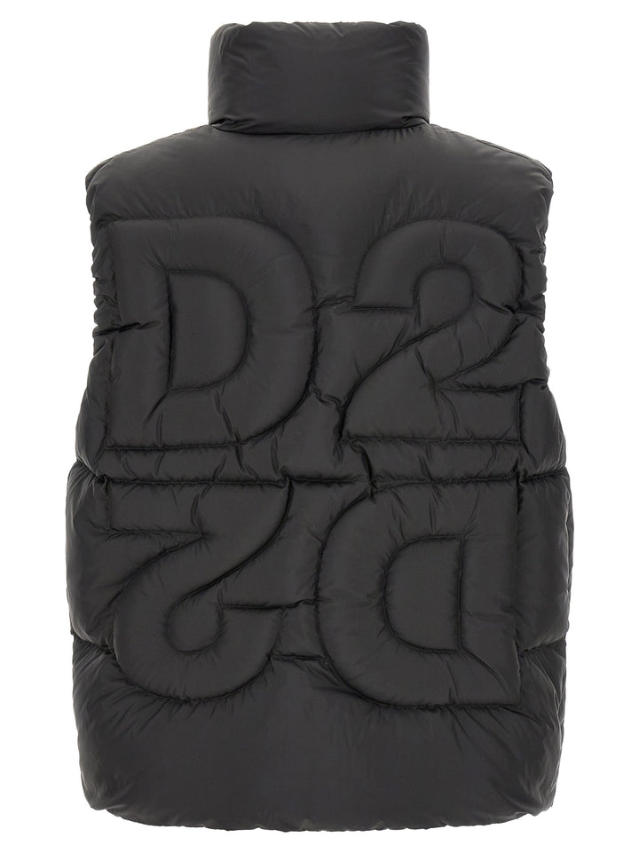 Men’s Dsquared² Black Polyester Sleeveless Jacket
