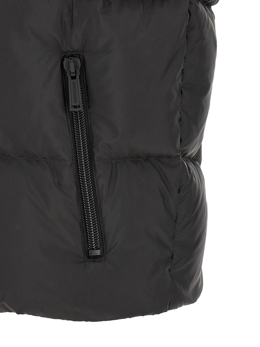Men’s Dsquared² Black Polyester Sleeveless Jacket