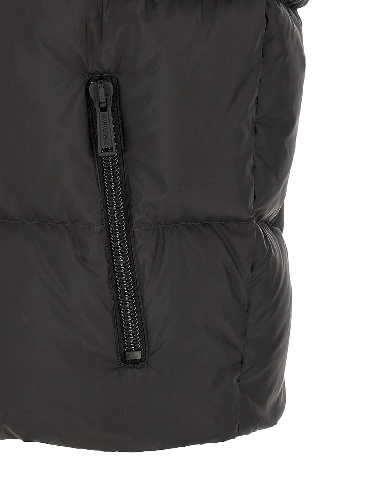 Men’s Dsquared² Black Polyester Sleeveless Jacket