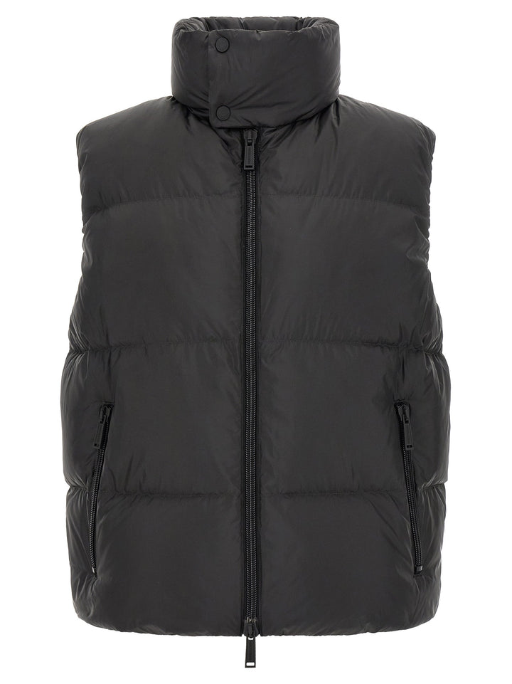 Men’s Dsquared² Black Polyester Sleeveless Jacket
