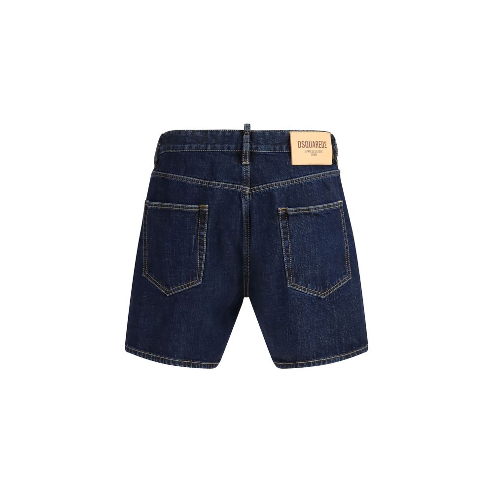 Men’s Dsquared² Blue Cotton Bermuda Shorts