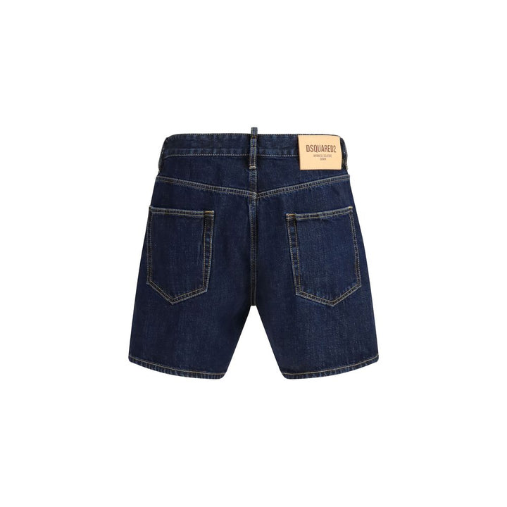 Men’s Dsquared² Blue Cotton Bermuda Shorts