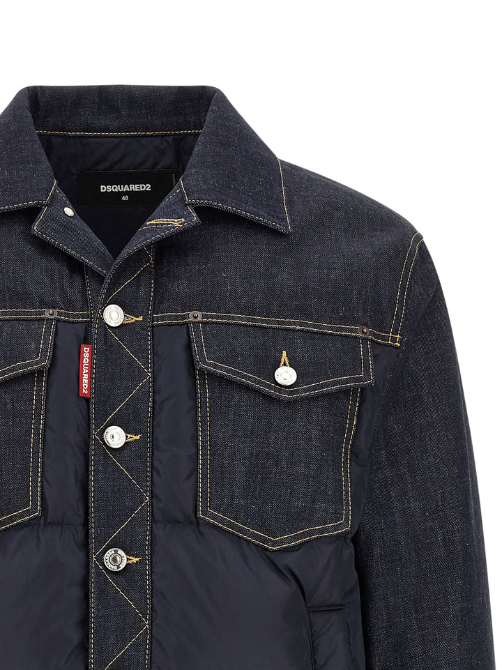 Men’s Dsquared² Blue Cotton Denim Jacket