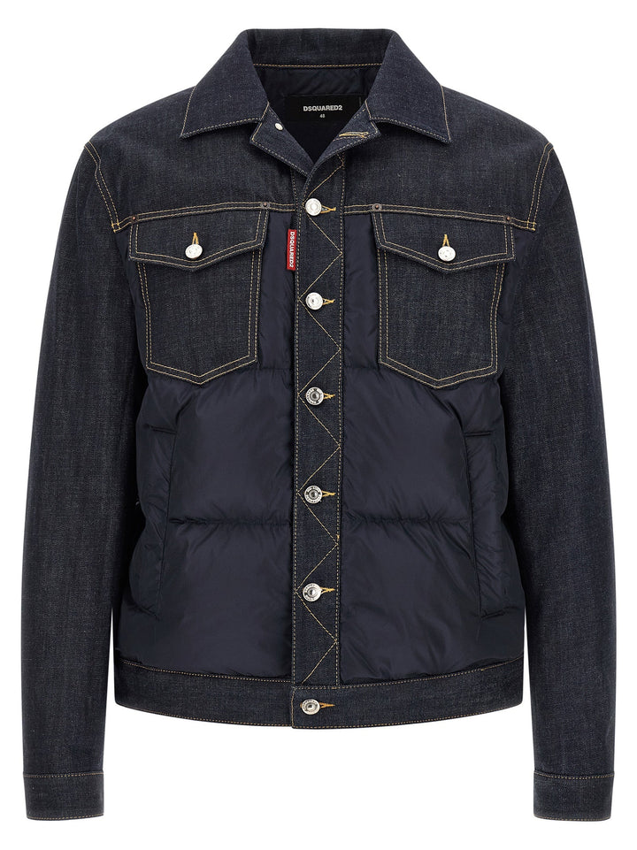 Men’s Dsquared² Blue Cotton Denim Jacket