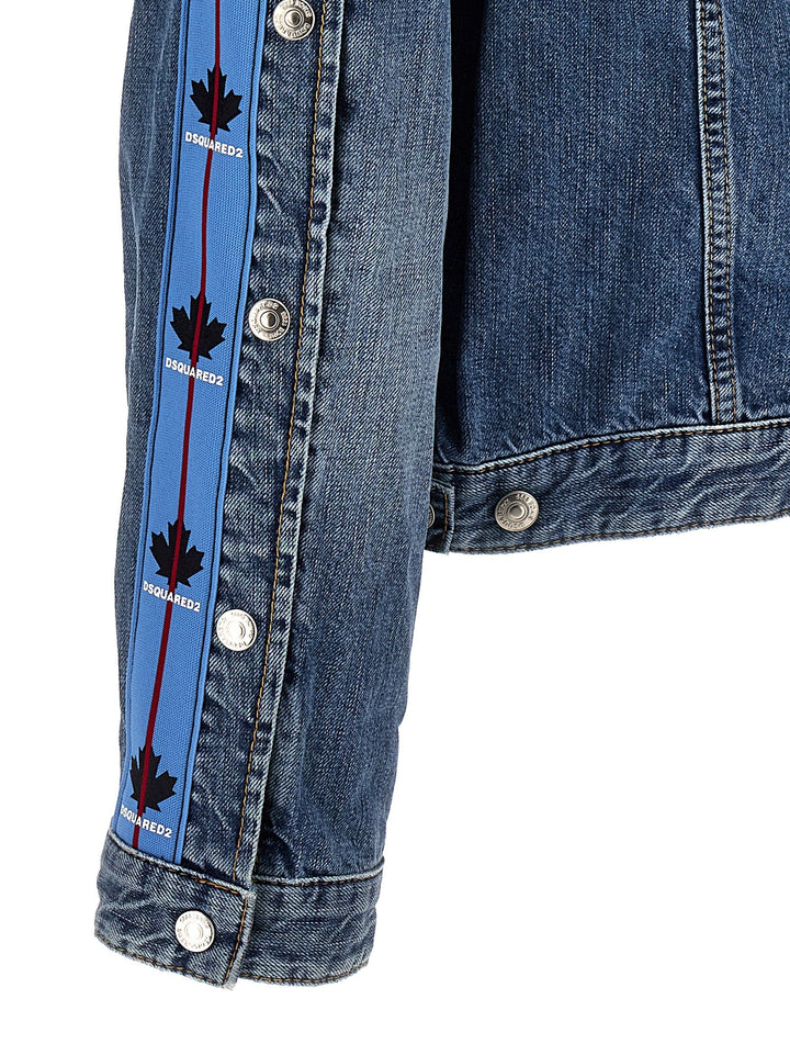 Men’s Dsquared² Blue Cotton Denim Jacket