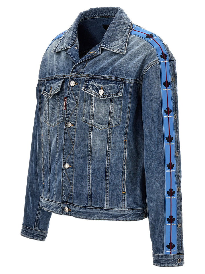 Men’s Dsquared² Blue Cotton Denim Jacket