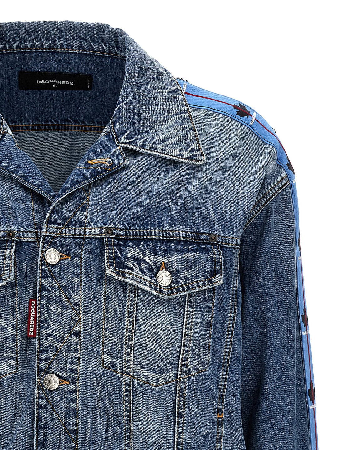 Men’s Dsquared² Blue Cotton Denim Jacket