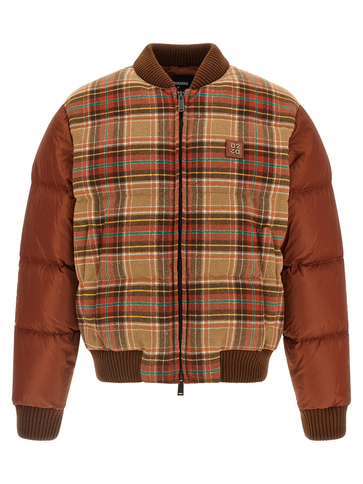 Men’s Dsquared² Brown Marabou Bomber