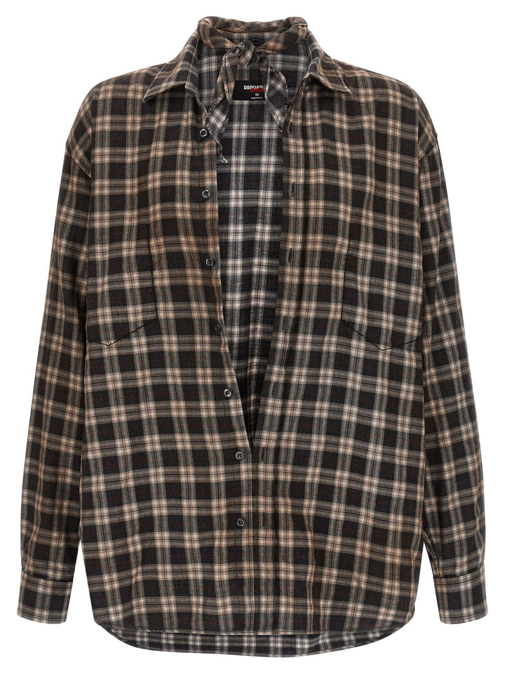 Dsquared² Multicolor Cotton Blouse